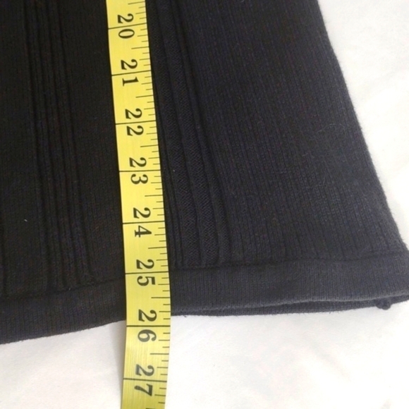 DKNY Jeans Black Cable Sweater Zipper Collar Small - Picture 10 of 10